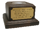 Hole-in-one desk trophy